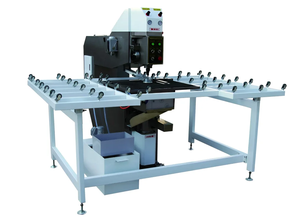 Glass Drilling Machine drill bit operating mechanism