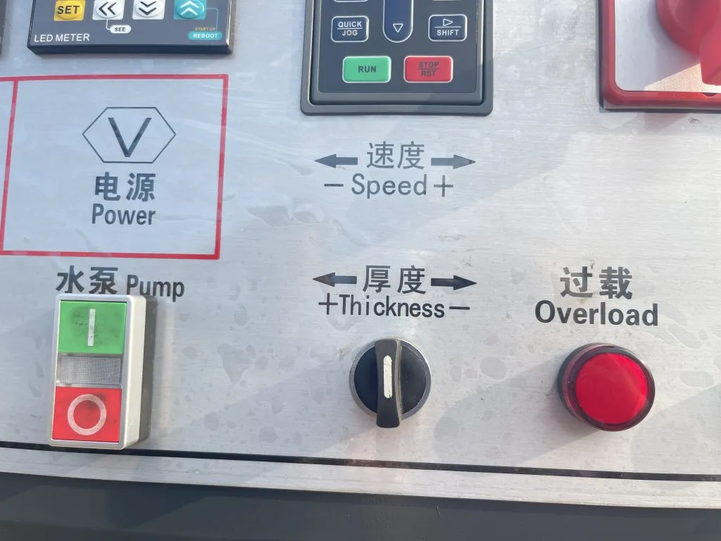 Straight Glass Edge Grinding Machine Control Panel Straight Glass Edge Grinding Machine Control Panel