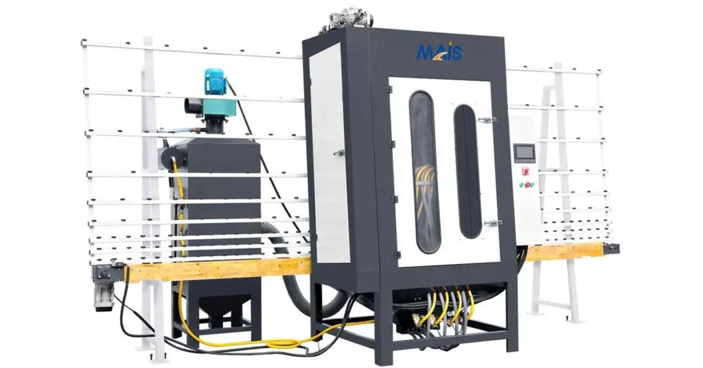 glass sandblasting machine
