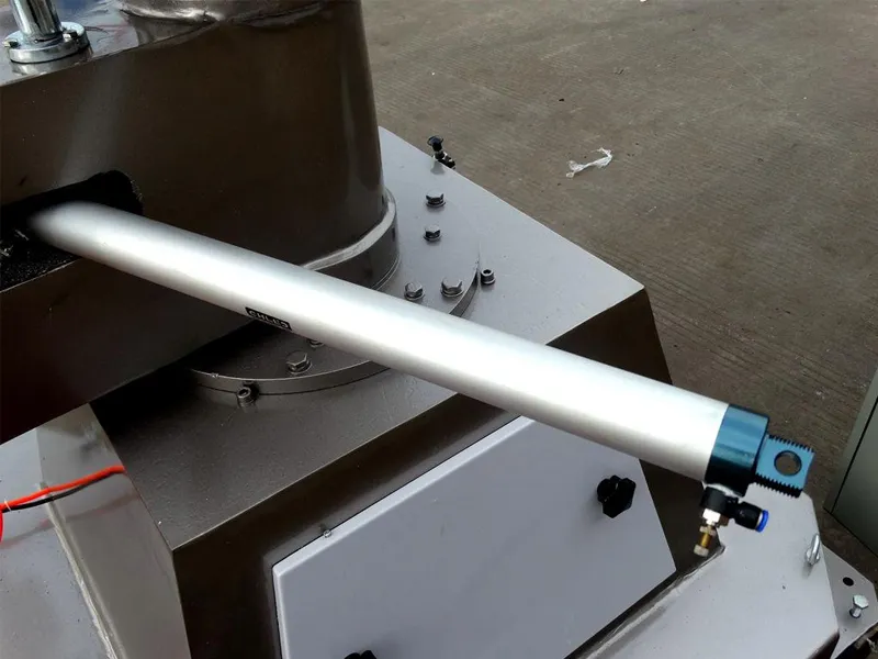 internal and external round glass edge polishing machine cylinder device