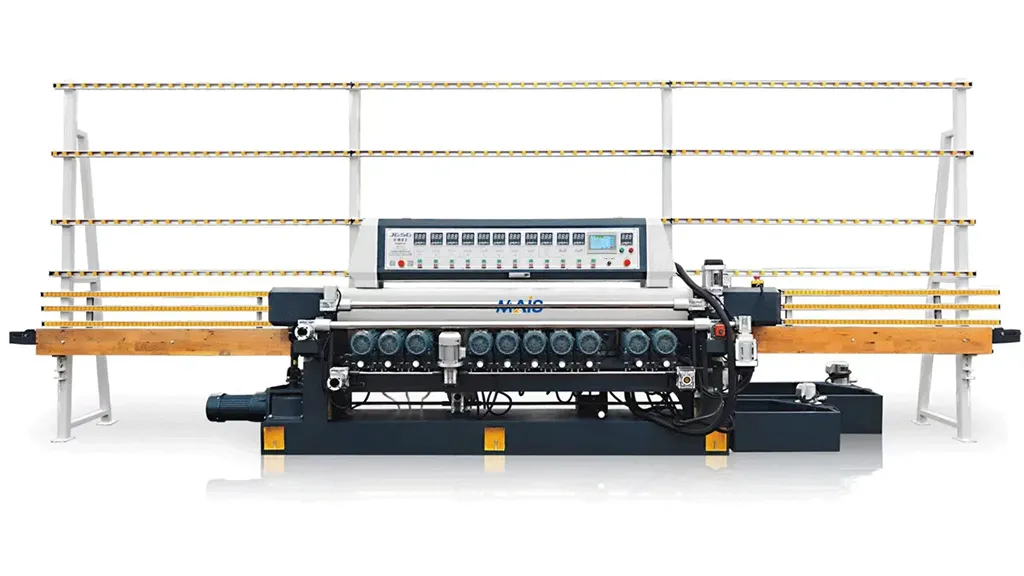 Glass beveling machine