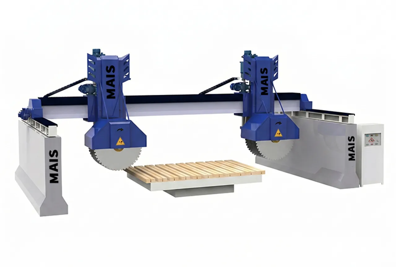 Double Head Bridge Stone Cutting Machine
