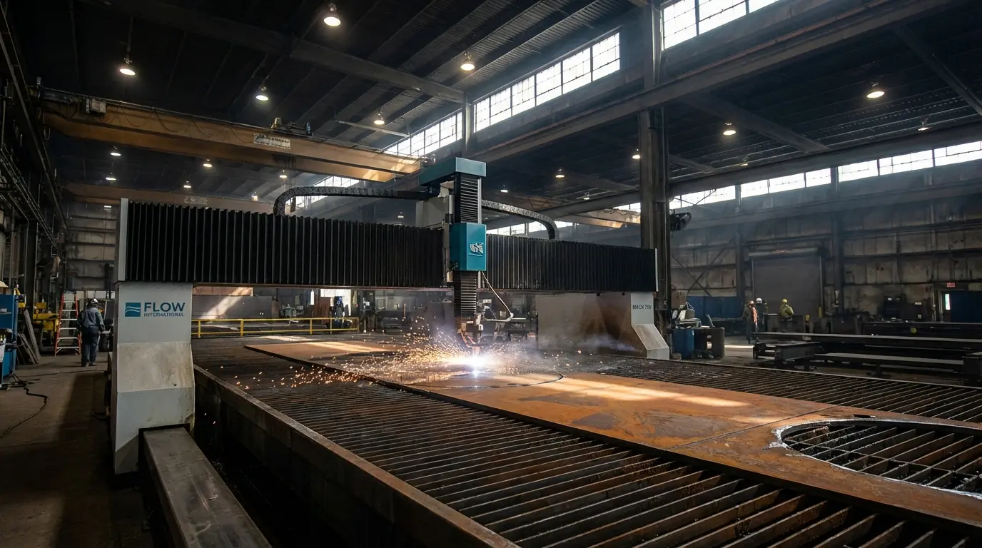 high-pressure water jet cutting machines manufacturers large format table